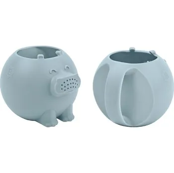 Hračka na písek BADABULLE silikonová konvička HIPPO