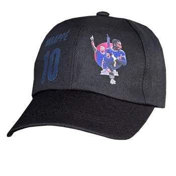Kšiltovka Numberoplus Dětská kšiltovka classic - Kylian Mbappé MP10 Barva: Černá, Velikost: Univerzální
