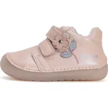 Dětské celoroční boty S070-51171 Baby pink / růžová s kytičkou, D.D.Step Velikost: 24