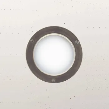 Venkovní osvětlení Il Fanale Il Fanale Marina 247.01.OO venkovní kruhové nástěnné mosazné svítidlo G9