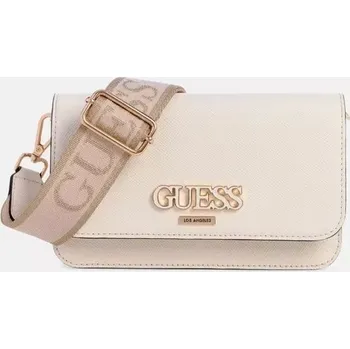 Kabelka Guess kabelka přes rameno eko kůže béžová
