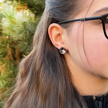 Náušnice art-wood.cz Náušnice pecky - Rica