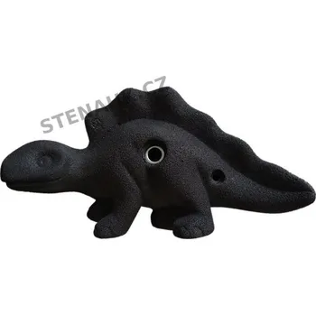 Lezecký doplněk Makak dětský chyt STEGOSAURUS XL, černá, XL