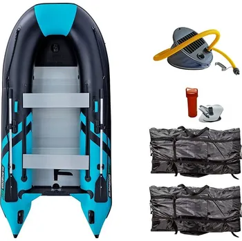 Člun Člun GLADIATOR CLASSIC B330AL black turquise - nafukovací člun s hliníkovou podlahou - sada: bez motoru