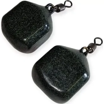 Koncové olovo kostka CUBE 80g (Velmi oblíbené olovo na kamenité dno.)