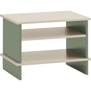 Noční stolek Béžovo-zelený lakovaný noční stolek Teulat Inari 54 x 40 cm