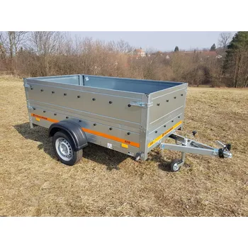 Příslušenství pro přívěs privesyskladem.cz Plechové bočnice pro přívěsy 2612 (263 x 125 x 40 cm)