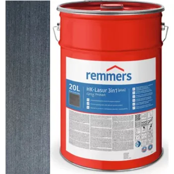 Lak na dřevo Remmers HK-LASUR [PLUS] GREY PROTECT 20L 5439 (FT-25416) Grafitově šedá - Graphitgrau + dárek k objednávce nad 1000Kč