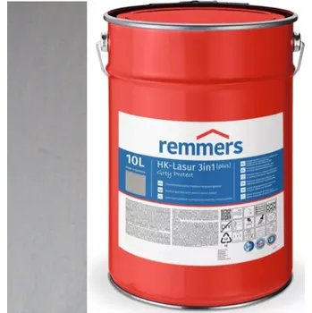 Lak na dřevo Remmers HK-LASUR [PLUS] GREY PROTECT 10L 5441 (RC-970) Stříbřitě šedá - Silbergrau + dárek k objednávce nad 1000Kč