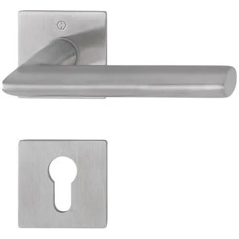 HOPPE sada kování STOCKHOLM,inter. klika-klika, nerez, hranatá pl.rozeta PZ