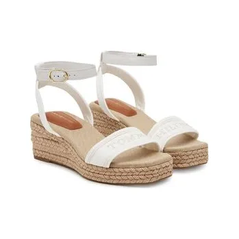 Dámská móda Espadrilky Tommy Hilfiger Tommy Hilfiger Espad Mid Wedge FW0FW08805 Écru 40