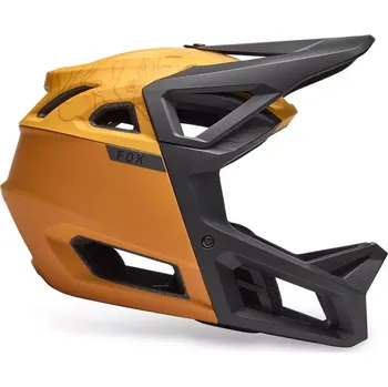 Cyklistická přilba Fox Proframe Frequency Helmet 2025 L caramel