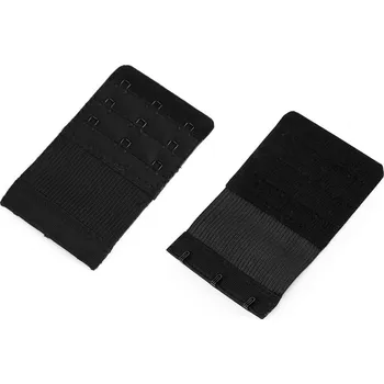 Prodloužení obvodu podprsenky šíře 55 mm trojřadé, barva 2 černá