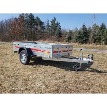 privesyskladem.cz PRO 2312 R (230 x 125 cm) LISTOVÉ PRUŽINY, Profesionální odpružený přívěsný vozík