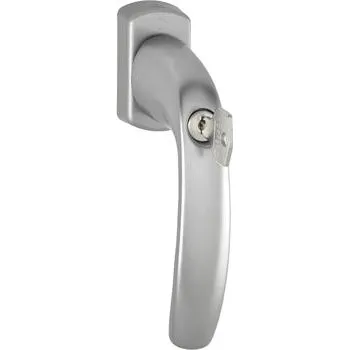 Okenní klika HOPPE okenní klika NEW YORK - zamykatelná, 90°, 7 x 40 mm, nerez efekt