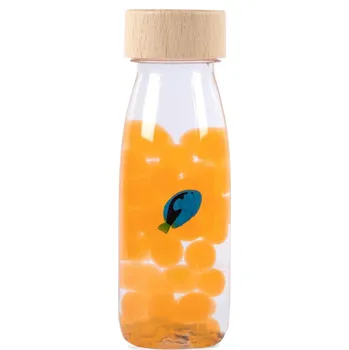 Petit Boum - Senzorická zvuková láhev Ryba Bodlok pestrý (Blue Tang)