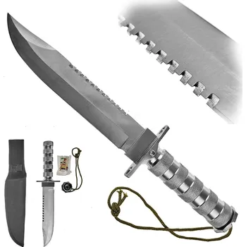 Multifunkční nůž Chladné Zbraně Vojenský nůž "HEAVEN" s multivýbavou na přežití!