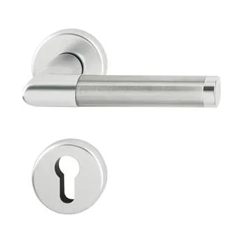 HOPPE kování AMSTERDAM, interiérové, klika-klika, stříbr.elox/nerez, rozeta PZ