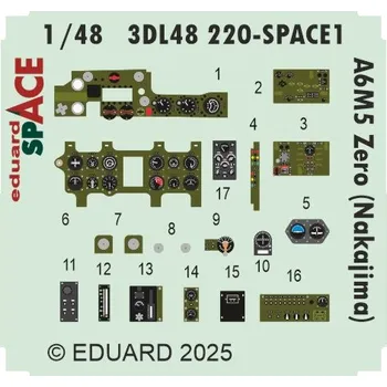 Volný čas Eduard 1/48 A6M5 Zero (Nakajima) SPACE (EDUARD)