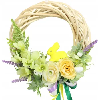 Velikonoční dekorace Art.Mimi Věnec z proutí velikonoční 25