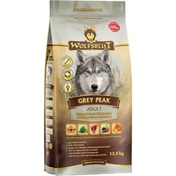 Krmivo pro psa Wolfsblut Dog Adult Grey Peak 12,5kg