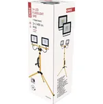 LED reflektor HOBBY SLIM, 2× 30W + trojnožka, žlutý, neutrální bílá