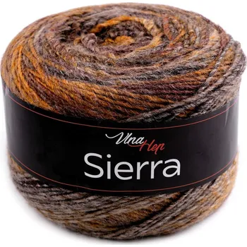 Příze Pletací příze Sierra 150 g, barva 7 (7207) béžová hořčicová