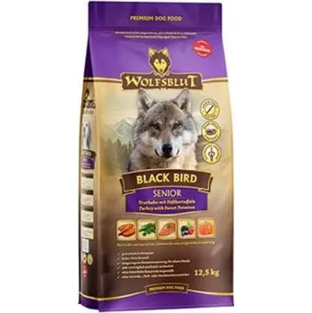 Krmivo pro psa Wolfsblut Dog Senior Black Bird 12,5kg