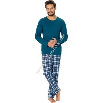 Pánské pyžamo Hotberg(M-Max) Pánské pyžamo Leo1130 Barva: 1-petrolejová, Velikost: M