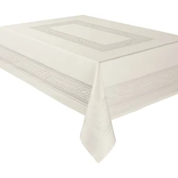 ubrus Damaškový ubrus Fuga - porzellan Rozměr: 180 kulatý