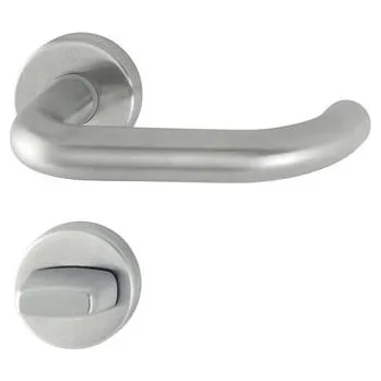 HOPPE sada kování PARIS, interiér, klika-klika, F69 nerez mat, rozeta WC