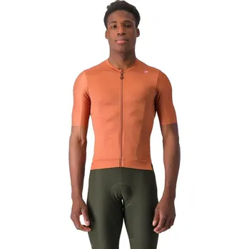 cyklistický dres Dres Castelli Dres Castelli Espresso 4524007 pánský kr.r. mocha/dark grey XL XL