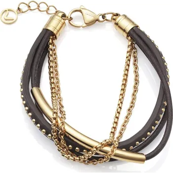 Náramek Viceroy Elegantní kožený náramek Air 75304P01011 + 2 měsíce na vrácení zboží