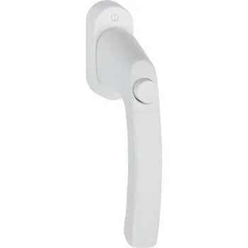 Okenní klika HOPPE okenní klika LIEGE s knoflíkem, 7 x 37 mm, 90° , F9016 běžná bílá