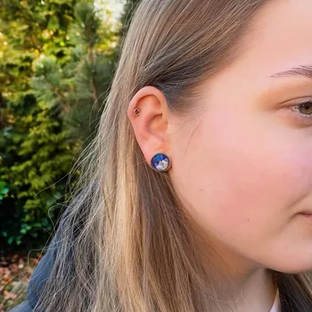 Náušnice art-wood.cz Náušnice pecky - Nola