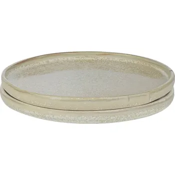 Talíř Béžové talíře v sadě 2 ks z kamene ø 20 cm Sand Grain – Mette Ditmer Denmark ID_1561720