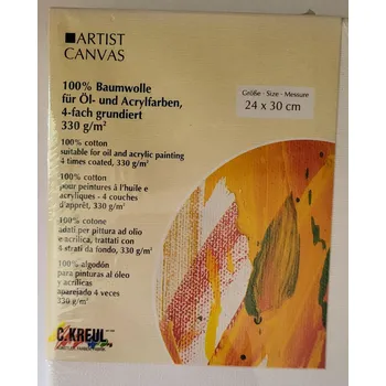 Malířské plátno Malířské plátno na enkaustiku 24x30 cm