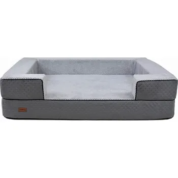 Pelíšek pro psa Lauren Design Pelech Rex Orthopedic, šedý Velikost: M - 70 x 60 cm