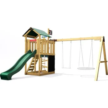 Dětské hřiště Dětské hřiště Monkey´s Home Malý pirát HOOK se zelenou skluzavkou