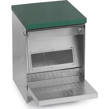 krmítko pro hospodářská zvířata Nášlapné krmítko pro slepice pozinkované GAUN 11280 - 5 kg