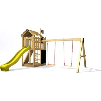 Dětské hřiště Dětské hřiště Monkey´s Home Malý pirát RED se žlutou skluzavkou