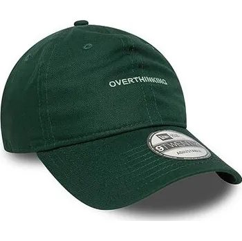 Kšiltovka Kšiltovka New Era - Slogan 9TWENTY Overthinking - Dark Green velikost One Size (56-59 cm)