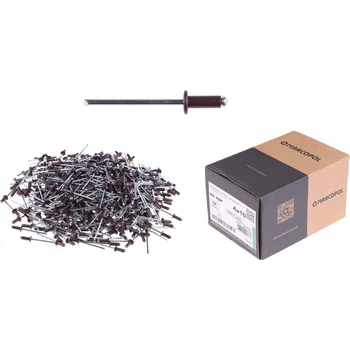 Nýt Trhací nýty 4 mm hnědé pozinkované 10 mm 500 ks