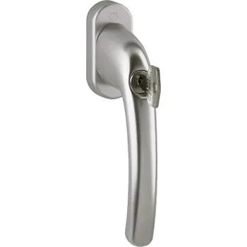 Okenní klika HOPPE okenní klika TOKYO - zamykatelná, 90°, čtyřhran 7 x 35 mm, F9 ocel, 100 Nm