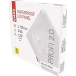 LED panel 185×185, vestavný čtverec bílý, 18W neutrální bílá