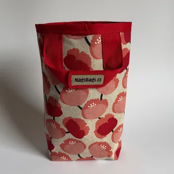 Odpadkový koš Odpadkový koš do auta - vlčí máky Magsbags.cz