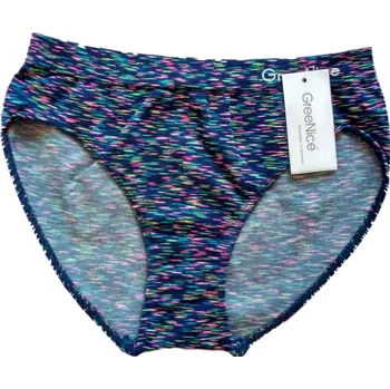 Kalhotky Dámské bezešvé melírované kalhotky Greenice 3822 Barva: tmavě modrá, Velikost: XL-XXL