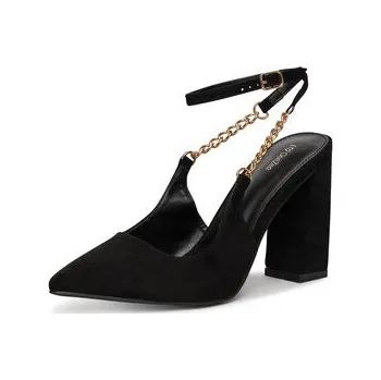 Dámské lodičky Lodičky DeeZee HT368-1 Černá 39