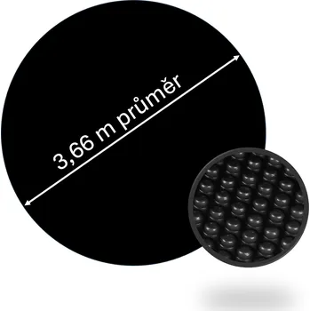 Ohřev bazénu Planet Pool Solární plachta pro bazény o průměru 3,6 m SOP0046 černá