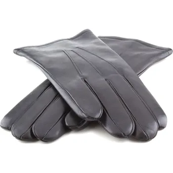 Rukavice Elegantní pánské zimní rukavice s rozparkem v dlani Barva: Černá, Velikost: 10